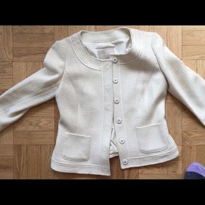 Banana Republic White Blazer